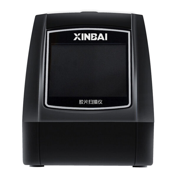 XINBAI XJ-200 Film Scanner showing 35mm negative film loading