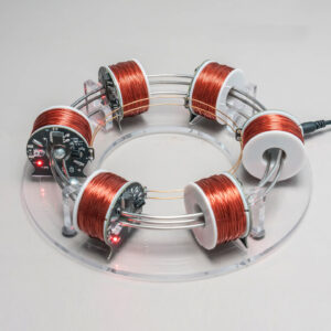 Electromagnetic coil accelerator 6-group coil perpetual motion machine model