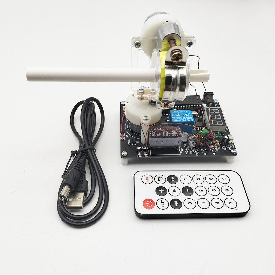 Precision Remote-Controlled Electromagnetic Cannon DIY Kit