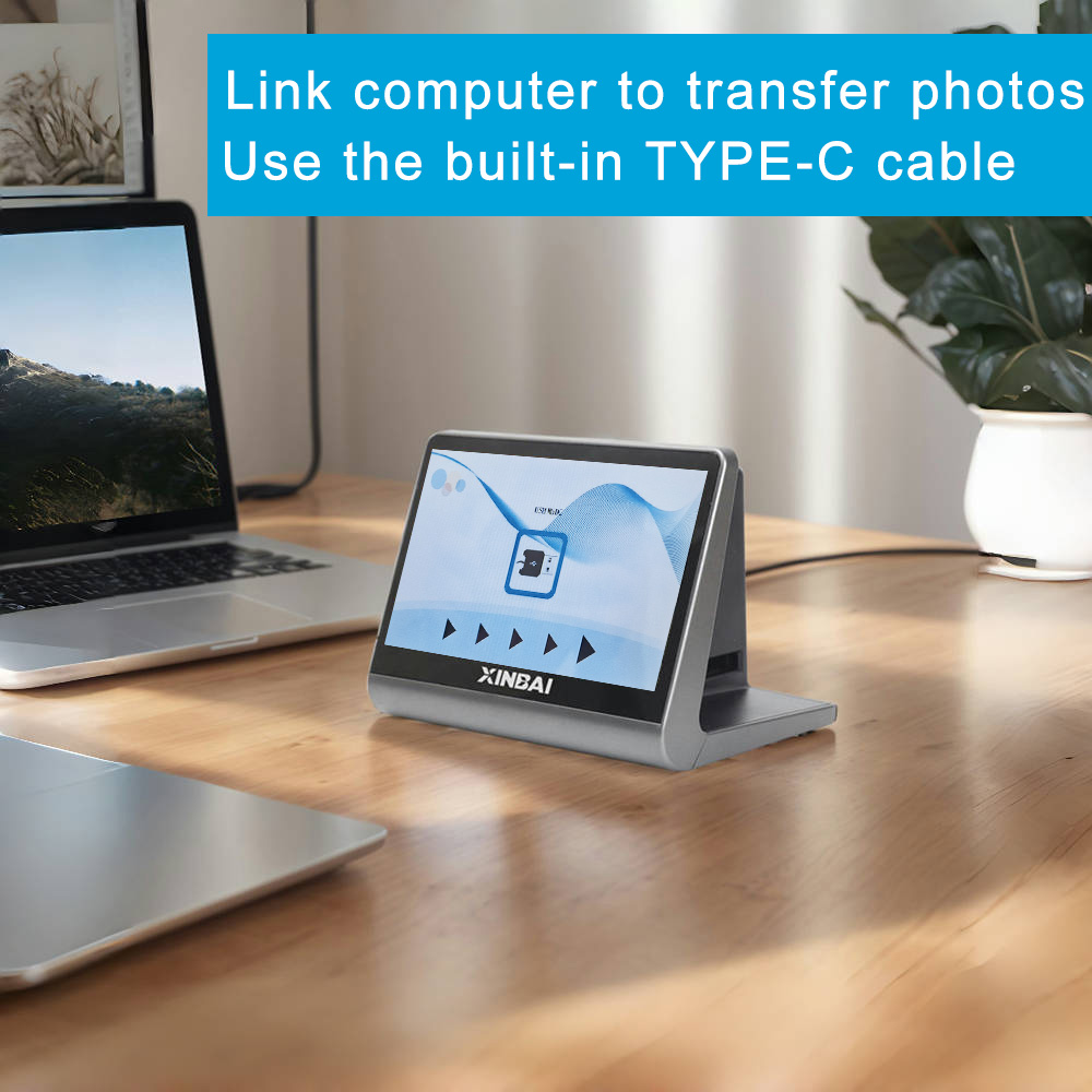 XINBAI XJ-300 Digital Film & Slide Scanner: 48MP All-in-One Negative Converter with 7" Large LCD Screen for 135/110/126/Super 8 Film - Image 6