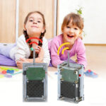 DIY Walkie-Talkie Science Kit: 200M Range Educational Wireless Communication Set for Kids 2pcs-set (STEM Learning)