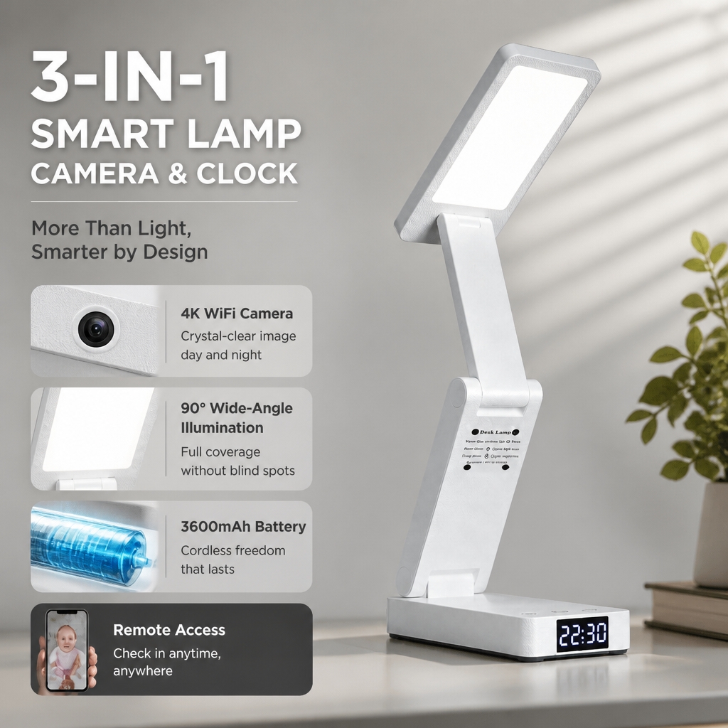 Hidden Camera Lamp