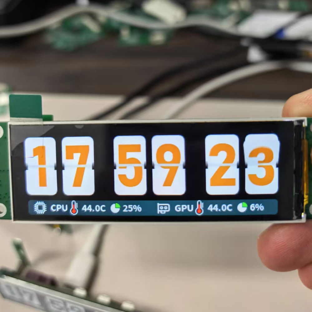 Flip Clock TFT LCD Display Module