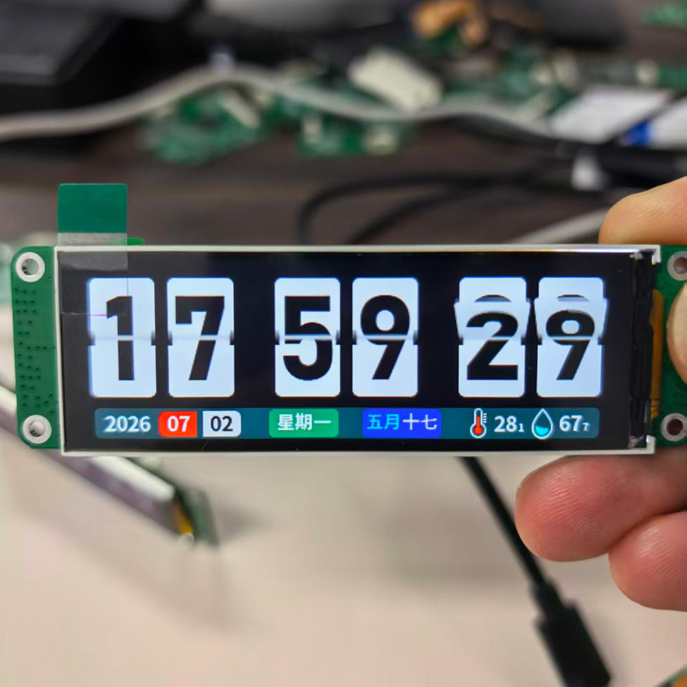 Flip Clock TFT LCD Display Module