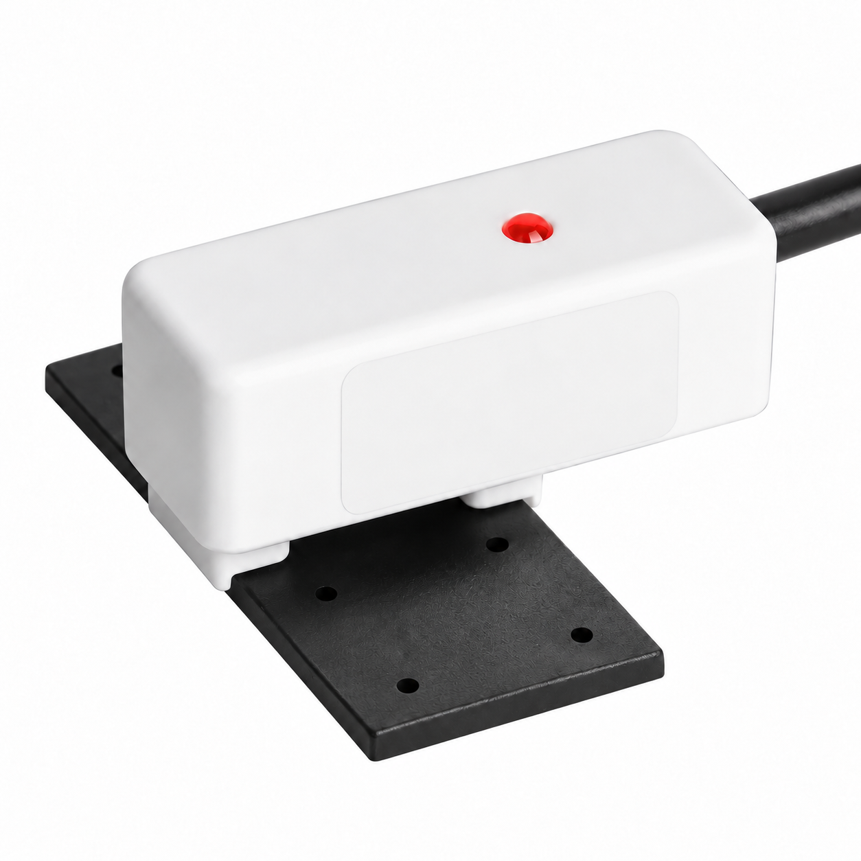 PPK-Y26S Non-Contact Capacitive Liquid Level Sensor — Close-up of PPK-Y26S sensor housing, red indicator and black sensing pad